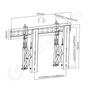 Imagem de Suporte Video Wall com Pop-out 37 à 70 Polegadas - ELG LVW02-46T