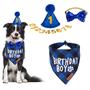 Imagem de Suprimentos para Festa de Aniversário de Cachorro ADOGGYGO - Tema Blue Birthday Boy