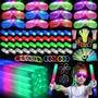 Imagem de Suprimentos para Festa HONLYNE - 168 Itens que Brilham no Escuro com Óculos LED
