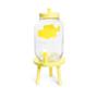 Imagem de Suqueira Amarelo com Banquinho para Sucos Refrescos e Refrigerantes para Festa 3800ml