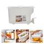 Imagem de Suqueira portatil dispenser de bebidas suco agua camping praia geladeira torneira 3,2l grande
