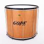 Imagem de Surdo de Madeira Timbalada Gope 50x18 8 Afinações Com Pele Leitosa