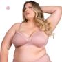 Imagem de Sutiã Duloren Sem Bojo Reforçado Alças Largas Confortavel Sustentação Sem Estampa Plus Size Elegance 111214 Original