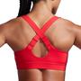 Imagem de Sutiã esportivo CRZ YOGA Butterbreeze com decote em V acolchoado feminino vermelho GG