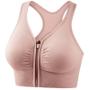 Sutiã Esportivo Plus Size com Zíper Frontal e Design Racerback - Alta Compressão Imagem de Sutiã Esportivo Plus Size com Zíper Frontal e Design Racerback - Alta Compressão