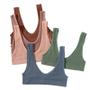 Imagem de Sutiã Esportivo Push Up Feminino - Sem Costura, Sem Fio, Formato U Profundo e Confortável