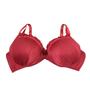 Imagem de Sutiã Feminino Com Bojo e Acabamento Drapeado Com Aro de Sustentação e Laço Plus Size G3 e G4