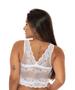 Imagem de Sutiã IMI Lingerie Cropped Regata Top Renda Virginia Branco