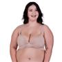 Imagem de Sutiã Plus Size com Bojo Base Cruzada Alça Reforçada Bojão Reforçado Alice
