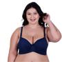 Imagem de Sutiã Plus Size com Bojo Base Cruzada Alça Reforçada Bojão Reforçado Alice