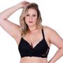 Imagem de Sutiã Plus Size com Bojo e Base em Espuma Feminino Clamar em Renda 4437