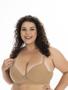 Imagem de Sutiã Plus Size Com Bojo Reforçado Com Alças Largas Base e Lateral Extra