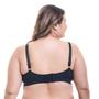 Imagem de Sutiã Plus Size em Microfibra e Renda no Bojo - Ref 1005b
