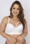 Imagem de Sutiã Plus Size Reforçado com Bojo Renda e Strappy