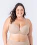 Imagem de Sutiã Plus Size reforçado com laterais largas e alças acolchoadas