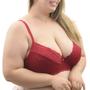 Imagem de Sutiã Plus Size Sem Bojo com Aro Rendado  Nayane Rodrigues