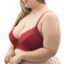 Imagem de Sutiã Plus Size Sem Bojo com Aro Rendado  Nayane Rodrigues