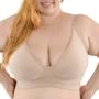 Imagem de Sutiã Plus Size Sem Bojo e Sem Aro em Algodão Santa Passion