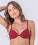 Imagem de Sutiã Push Up com bojo soft, em microfibra, aro especial, e alças finas