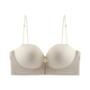 Imagem de Sutiã Push up Invisível Sem Alças Feminino Com Fechamento Frontal Lingerie Sem Costura FINETOO