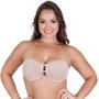Imagem de Sutiã sem alça Plus Size com Bojo em Microfibra + Extensor Estilo Sedutor - DM454-ES06