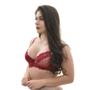 Imagem de Sutiã sem bojo com aro em tule e renda Jackie