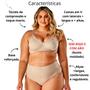 Imagem de Sutiã Sutian Soutien Plus Size Sem Bojo Com Aro Aplicado Laterais Largas Alta Sustentação 310576