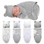 Imagem de Swaddle Blanket Wrap Set Buryeah para bebês meninos e meninas 1,4-3,2 kg