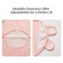 Imagem de Swaddle cobertor para o bebê menina menino fácil mudança infantil wrap 3 pacote ajustável saco de dormir para recém-nascidos 0-3 mês (estrela e coelho)