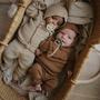 Imagem de Swaddle Mushie de Algodão Orgânico 100% (Taupe Pálido)