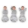Imagem de Swaddle Sack SwaddleDesigns Omni - Mangas Removíveis (0-3 Meses) - Cinza