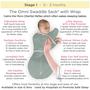 Imagem de Swaddle Sack SwaddleDesigns Omni - Mangas Removíveis (0-3 Meses) - Cinza