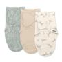 Imagem de SwaddleMe da Ingenuity - Kit com 3 Fraldas para Bebês (0-3 Meses)