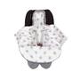 Imagem de SWADDYL Baby Bunting Bag I Swaddle Cobertor I Universal para Assento de Carro Graco Chicco Britax   do carrinho de bebê Cama de bebê I Made in Europe (Luz/Branco)