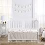 Imagem de Sweet Jojo Designs Boho Fringe Boy or Girl Baby Nursery Berço Cama Saia Dust Ruffle - Gênero Neutro Bege Tan Taupe Linho Tassel Macrame para Bohemian Woodland Farmhouse Coleção de Folhas Botânicas