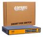 Imagem de Switch 16 Portas Gigabit Poe + 02 Portas Uplink Vlan Haiz