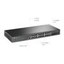 Imagem de Switch 24 Portas Gerenciável TP Link TLSG3428 Giga l2+24 portas 4 SFP Jetstream - Tp-Link