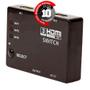 Imagem de Switch 3X1 Hdmi Full Hd 1080P 3D Com Controle - Kit Com 10