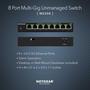 Imagem de Switch de Rede NETGEAR MS308 - 8 Portas 2,5 GbE e 1 GbE