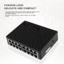 Imagem de Switch Ethernet de 16 Portas 10/100Mbps com Plug UE - Hub LAN RJ45