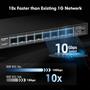 Imagem de Switch Ethernet MokerLink de 8 Portas 10Gbps SFP+ - 160Gbps