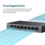 Imagem de Switch Ethernet TP-Link LS108GP - 8 Portas Gigabit PoE