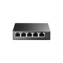 Imagem de Switch Gigabit TP-Link TL-SG1005LP 5 Portas 4POE+ 1000MBPS - Cor Cinza