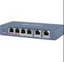 Imagem de Switch Hikvision DS-3E0106HP-E Metalico 6 Portas (110/100 MBPS HI-POE PORT, 310/100 MBPS Poe