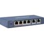 Imagem de Switch Hikvision DS-3E0106HP-E Metalico 6 Portas (110/100 MBPS HI-POE PORT, 310/100 MBPS Poe