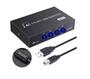 Imagem de Switch Hub Switcher Abs 4 Portas Usb 2.0 Tipo-b Impressora