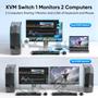 Imagem de Switch KVM HDMI USB 3.0 4K - 1 Monitor, 2 Computadores