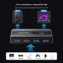 Imagem de Switch KVM USB 3.0 Lemorele - 2 Entradas e 4 Saídas para Teclado e Computador
