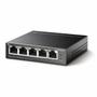 Imagem de Switch Poe 5 Portas Fast 10/100 (4 Portas Poe) Tl-sf1005lp Smb