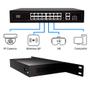 Imagem de Switch Poe Híbrido Kingster 16 Portas Poe + 2 Portas Gigabit + 1 Sfp 